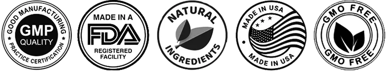 Made in an FDA registered facility badge